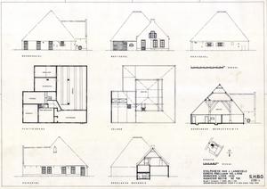 Boerderij Langeveld, opgemeten en getekend in 1968. (Tekening: F.H. Gigch, Rijksdienst voor het Cultureel Erfgoed, 1968.)